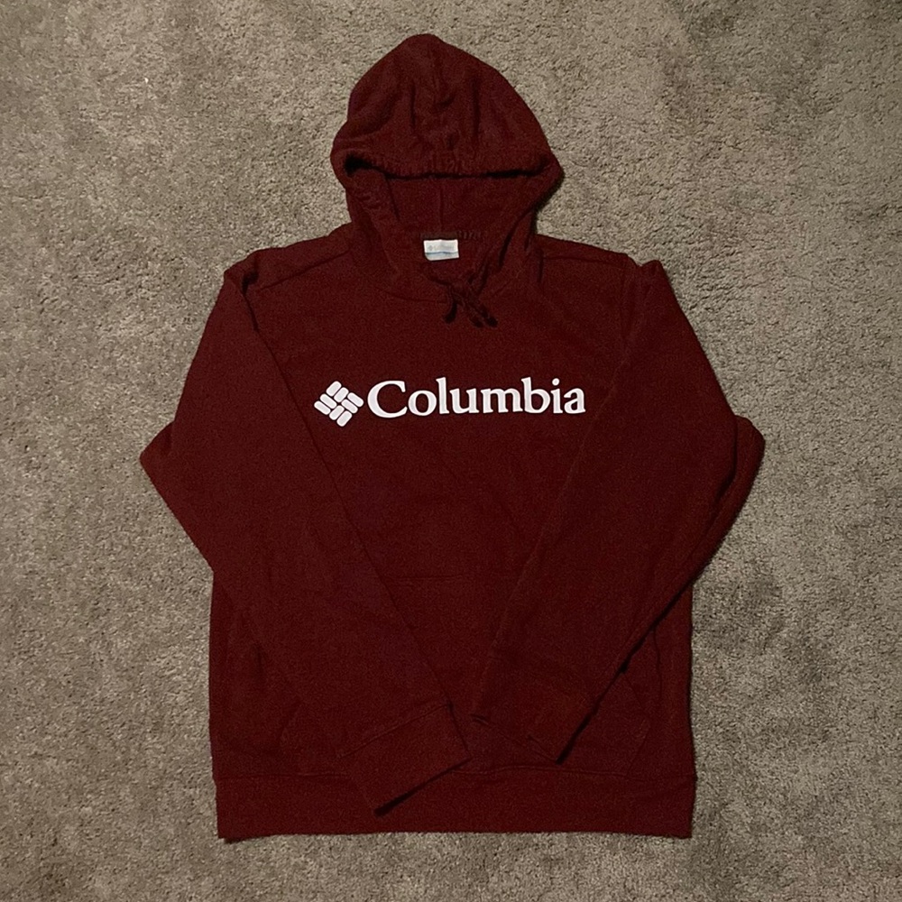 Maroon Columbia performance hoodie